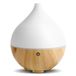 AiQInu Diffuser voor etherische oliën, 160 ml, aroma-diffuser, luchtbevochtiger met 7 kleuren, led, ultrasoon, aromatherapie, automatische uitschakeling, BPA-vrij