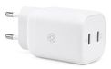 ËSSENTIALS by UPSTRÖM GC1001-E 100W Dual USB-C Chargeur rapide Blanc