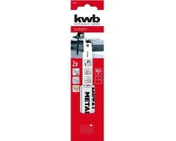 KWB Schrobzaagbladen HSS Fijn Type .130 2 Stuks