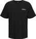 JJREBEL JREBHAYDEN SS TEE SN Homme T-shirt Noir Coton Col Rond Manches Courtes Coupe Droite Logo