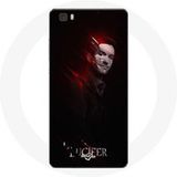 Maniacase Hoesje voor Huawei P8 Lite Lucifer serie zwarte achtergrond