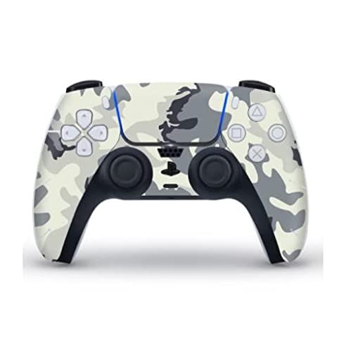 Controller Stickers Camo - Wit | Bescherming Skin | Compatibel met PS5 - Playstation 5