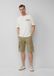 s.Oliver Bermuda FILE Olive Green Cotton Regular Fit W32