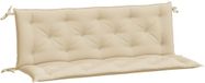 vidaXL Tuinbankkussens 2 st 150x50x7 cm oxford stof beige