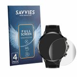 Savvies - Screenprotector voor Black Shark Watch X Pro - Film Beschermfolie transparant volledig dekking 4 Stuks