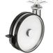 Häfele Roulette design pour meubles H4823 force 80 kg orientable Plaque à visser ou tige filetée M10, avec frein - avec plaque à visser