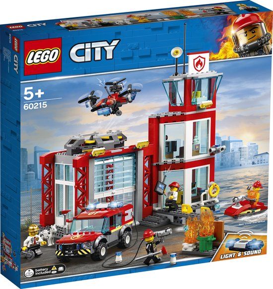 LEGO City Brandweerkazerne - 60215 | 509-delig