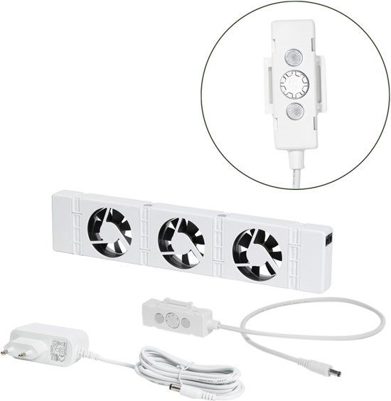 SpeedComfort Radiator Ventilator Mono Set - White