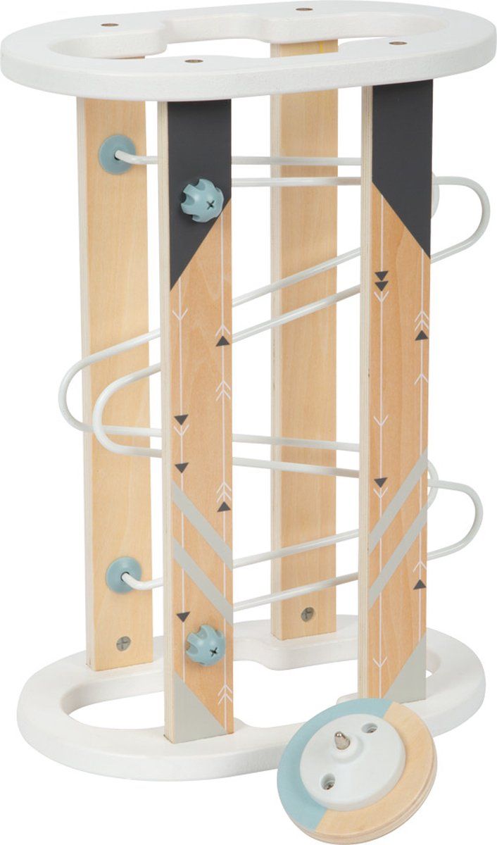 Small Foot Houten Knikkerbaan - Magnetisch - Blauw/Hout