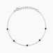 Bracelet Argent Blanc Spinelle