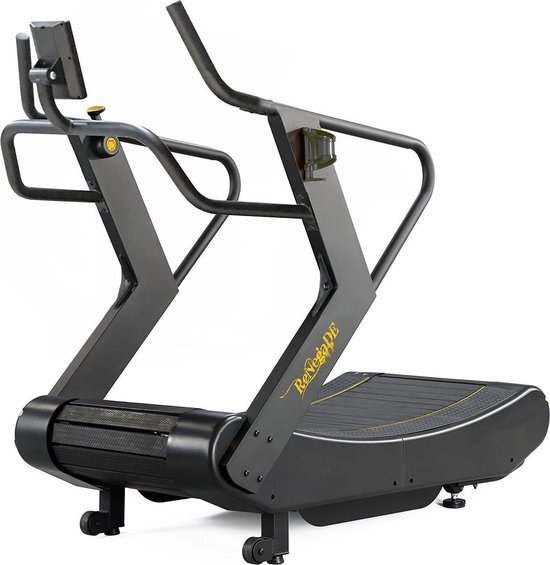 Evocardio Renegade ARUN100 Air Runner Pro Motorloze Curved Loopband - Zelfaangedreven, geen stroom nodig - Uitstekende Garantie