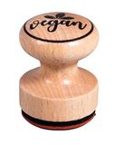 Rayher Stempel "vegan", 3 cm ø, 29236000