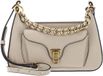 Coccinelle Beat Grained Leather Handbag Sandshell Beige