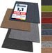 Non-branded Self-adhesive Carpet Tiles 50x50 cm Dark Brown Plain Synthetic/Velvet