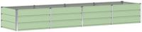 vidaXL Plantenbak Groen 320 x 80 x 45 cm Staal