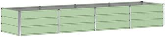 vidaXL Plantenbak Groen 320 x 80 x 45 cm Staal