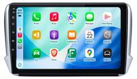 Awesafe Android autoradio, 10 inch, 64GB, Peugeot 2008 (2013-2017), CarPlay, Android Auto, Navigatie, Bluetooth, DAB+, Achteruitrijcamera