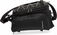 New Looxs ® Sports Trunkbag Racktime 2.0 - Bagagedragertas - Fietstas Enkel - Ingebouwde Racktime-Adapter - Waterdicht door Regenhoes (inclusief) - Vergrootbaar tot 31 L - Zwart
