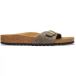 Birkenstock Madrid Bs, Sandales Femme, Leo Gray Taupe, 36 EU Étroit