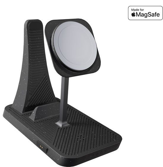Zens 3 in 1 Modular Wireless Charger draadloos oplaadstation Qi 15 W Apple Watch AirPods Zwart