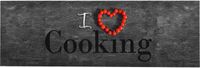 vidaXL Keukenmat - wasbaar - Cooking - 60x300 cm