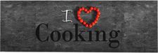 vidaXL Keukenmat - wasbaar - Cooking - 60x300 cm