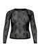KAFFE CURVE Shirt 'Nikoline' zwart
