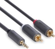 Ugreen 2 RCA male naar 3.5mm Audio Jack male kabe 3M