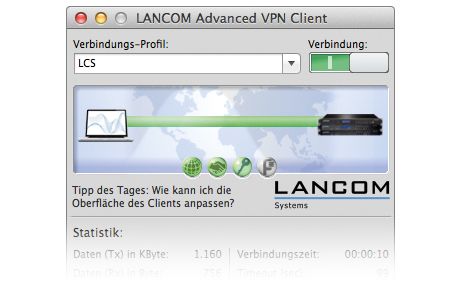 Lancom Advanced VPN Client (Mac OS) - 10 User License