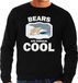 Bellatio Decorations Bears are serious cool Dieren ijsberen sweater zwart heren - cadeau sweater ijsbeer/ ijsberen liefhebber S