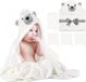 Momcozy Serviettes de bain pour bébé en bambou, set de 5 pièces