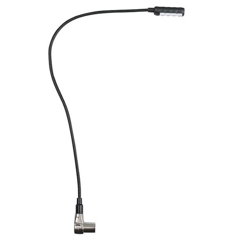 DAP Audio GooseLight XLR haakse 4-pins connector met witte LED