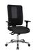 Topstar Open X (N) Chroom Bureaudraaistoel, Stoffen Bekleding, One Size, Zwart