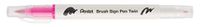 Pentel Sign Pen Twin Tip Roze - Pack van 10