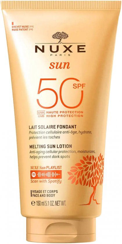 Nuxe Sun Melting Lotion High Protection Zonnecrème SPF 50 - 150 ml