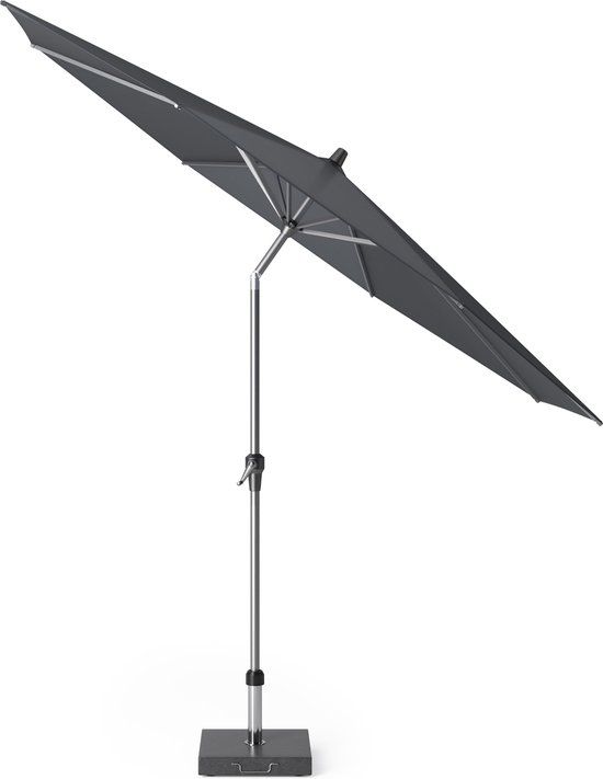 Platinum Riva stokparasol 3 m. rond - Antraciet
