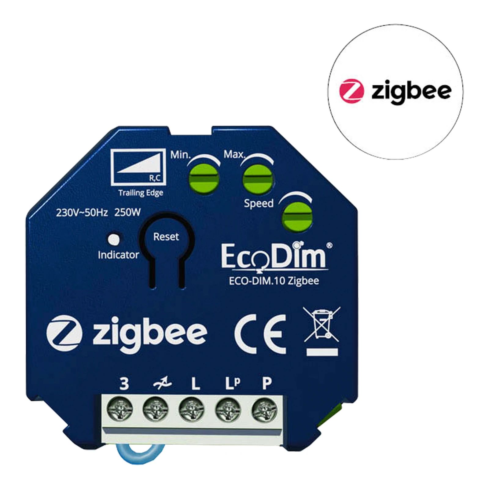 Bailey Electric & Electronics EcoDim - LED Inbouwdimmer Module - Smart WiFi - ECO-DIM.10 - Fase Afsnijding RC - ZigBee - 0-250W