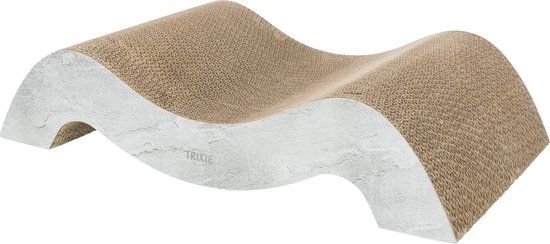 Trixie Krabmat Karton XXL Golf Grijs 64x37x11 cm