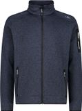 CMP Fleece Jas Heren 2XL Antraciet-Nero Polyester Gevoerd Niet waterafstotend