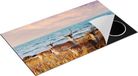 Chefcare Inductie Beschermer Drie Herten aan de Zee tijdens Zonsondergang - 90x55 cm - Multicolor