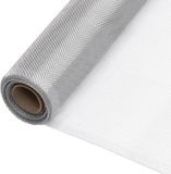 vidaXL Gaas Aluminium Zilverkleurig 112x1000 cm