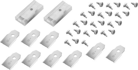 GARDENA Reservemessen robotmaaiers (27 stuks, grootverpakking) - voor SILENO minimo, (smart) SILENO city, (smart) SILENO life, Sileno+, R40Li, R45Li, R70Li