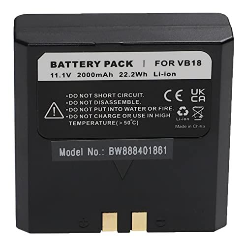 VHBW Batterij vervanging voor Flashpoint FPLFSMZLRB voor flitsapparaat, camera flitser (2000mAh, 11,1V, Li-Ion)