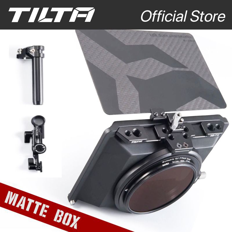 Tilta MB-T15 4x5.65 Mini Matte Box Carbon Fiber Top Flag for DSLR Mirrorless Camera for Sony