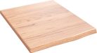 vidaXL - Wastafelblad - 40x50x2 - behandeld - massief - hout - lichtbruin