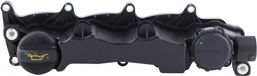 Couvercle de soupape Durable - Pièce automobile robuste - Ouverture de remplissage d'huile - PA+30%GF Plastique - Résistant à la corrosion - Empêche les fuites d'huile - Pièce moteur