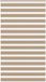 vidaXL Zebra Blind 130x230 cm Zandbruin