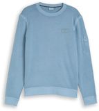 Tom Tailor - Sweatshirt avec poche sur la manche - Taille XXXL - mountain spring blue