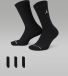 Nike Jordan Everyday Crew Socks Black - 3-Pack - 42-46