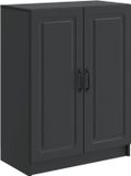 vidaXL Dressoir Zwart Bewerkt hout